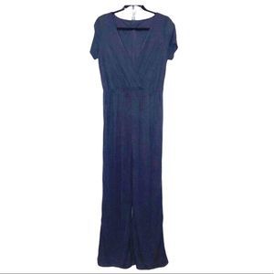 Croche Jumpsuit Modal Blend Size Med Ribbed Knit